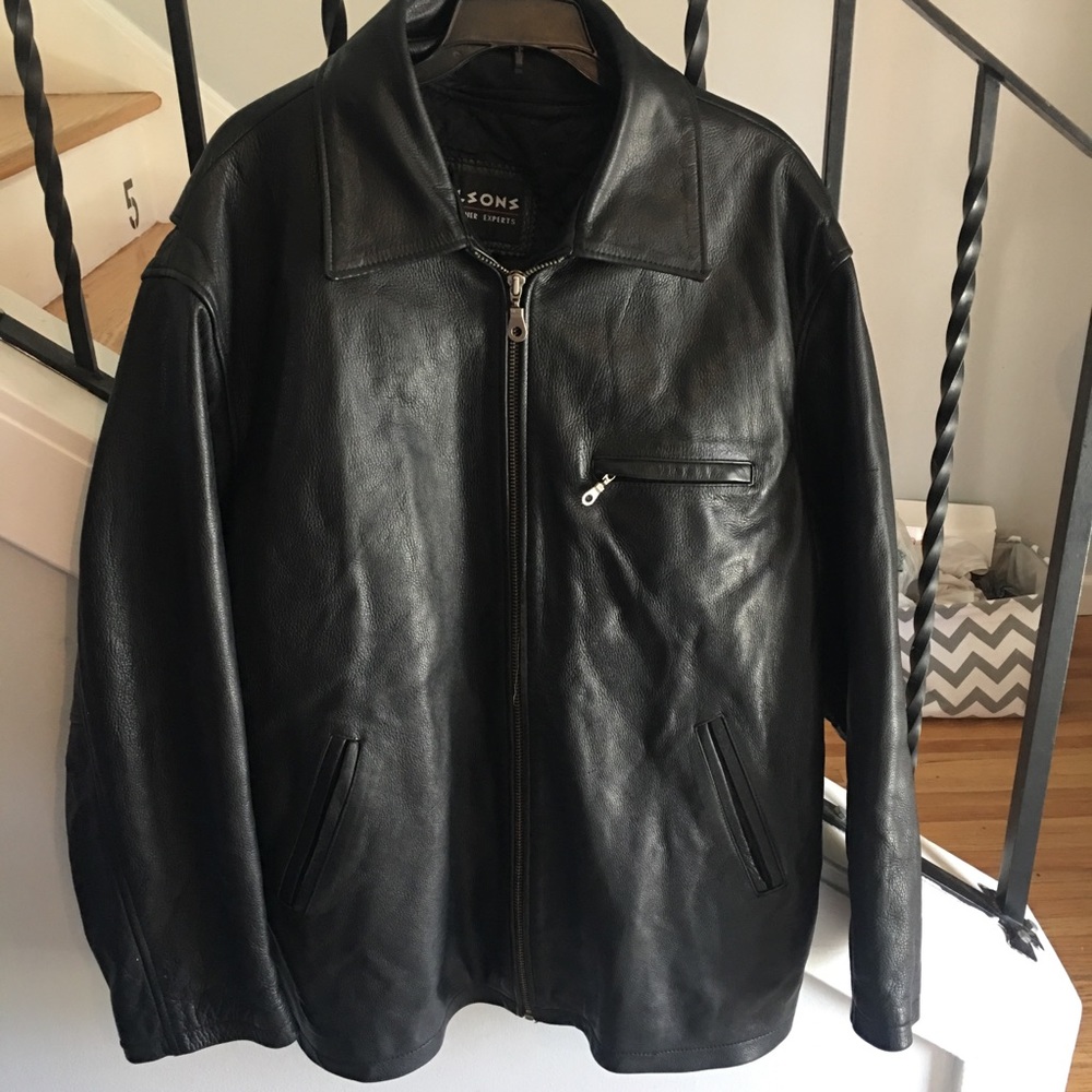 Early 90s real and RARE leather jacket